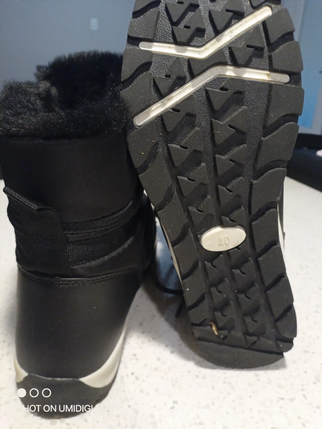 Kites Black Winter Boots Size 40 - photo 3
