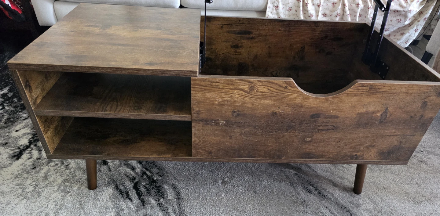 Lift Top Coffee Table with Storage - photo 4