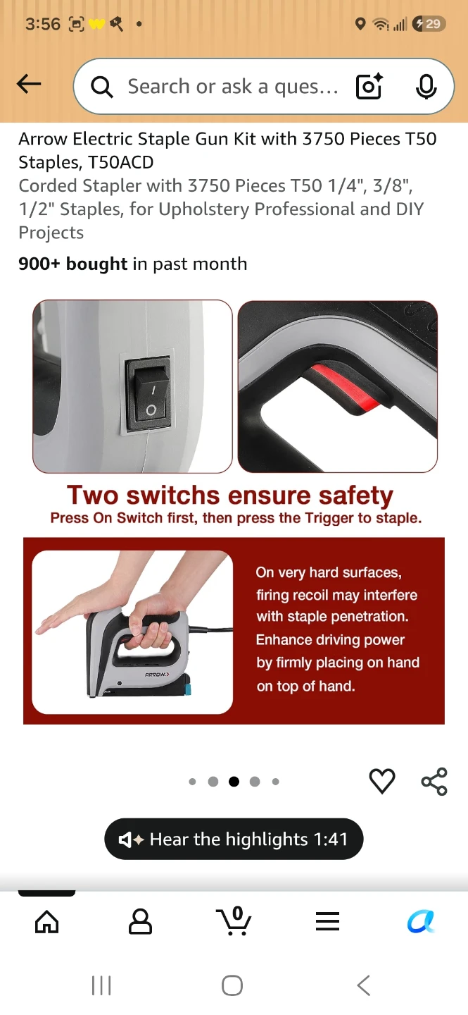 Arrow Electric Staple Gun Kit with T50 Staples - photo 5