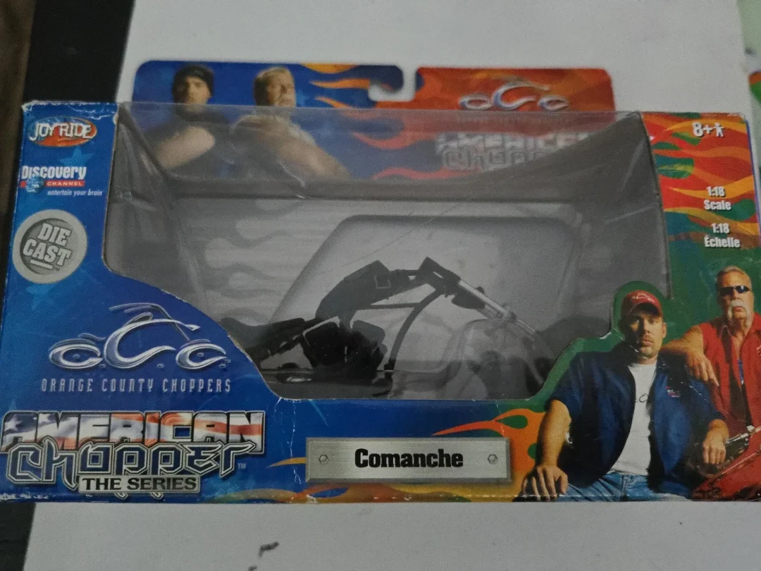 American Chopper Die Cast Comanche Motorcycle Toy