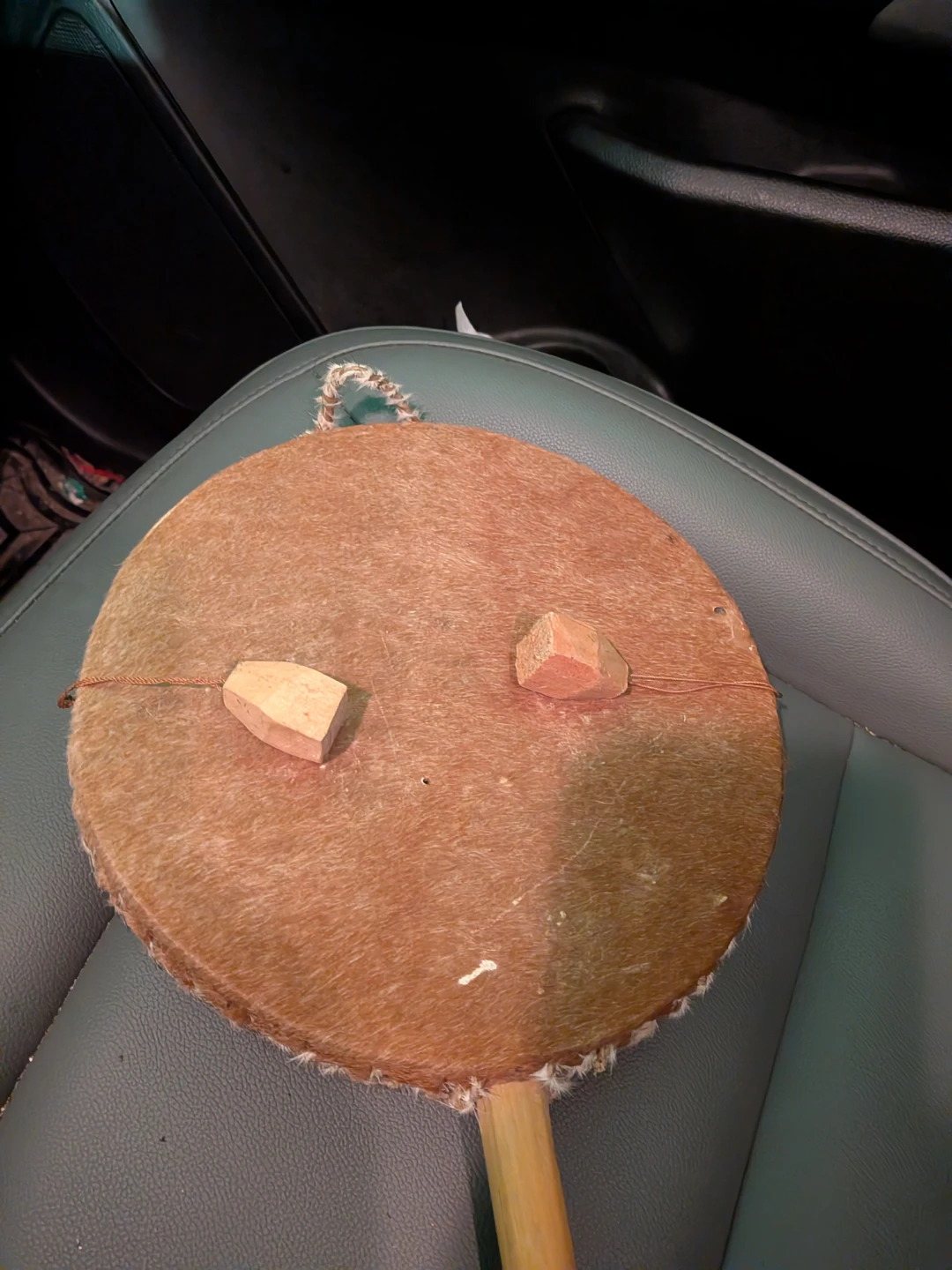 Handheld Drum with Wooden Handle - photo 2