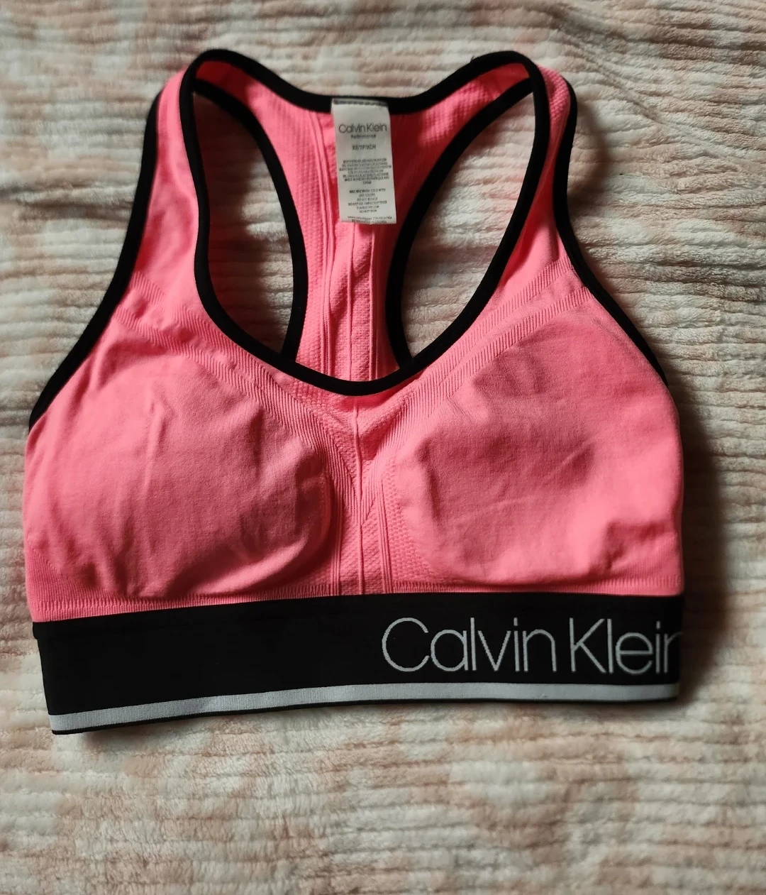 Calvin Klein Pink Sports Bra
