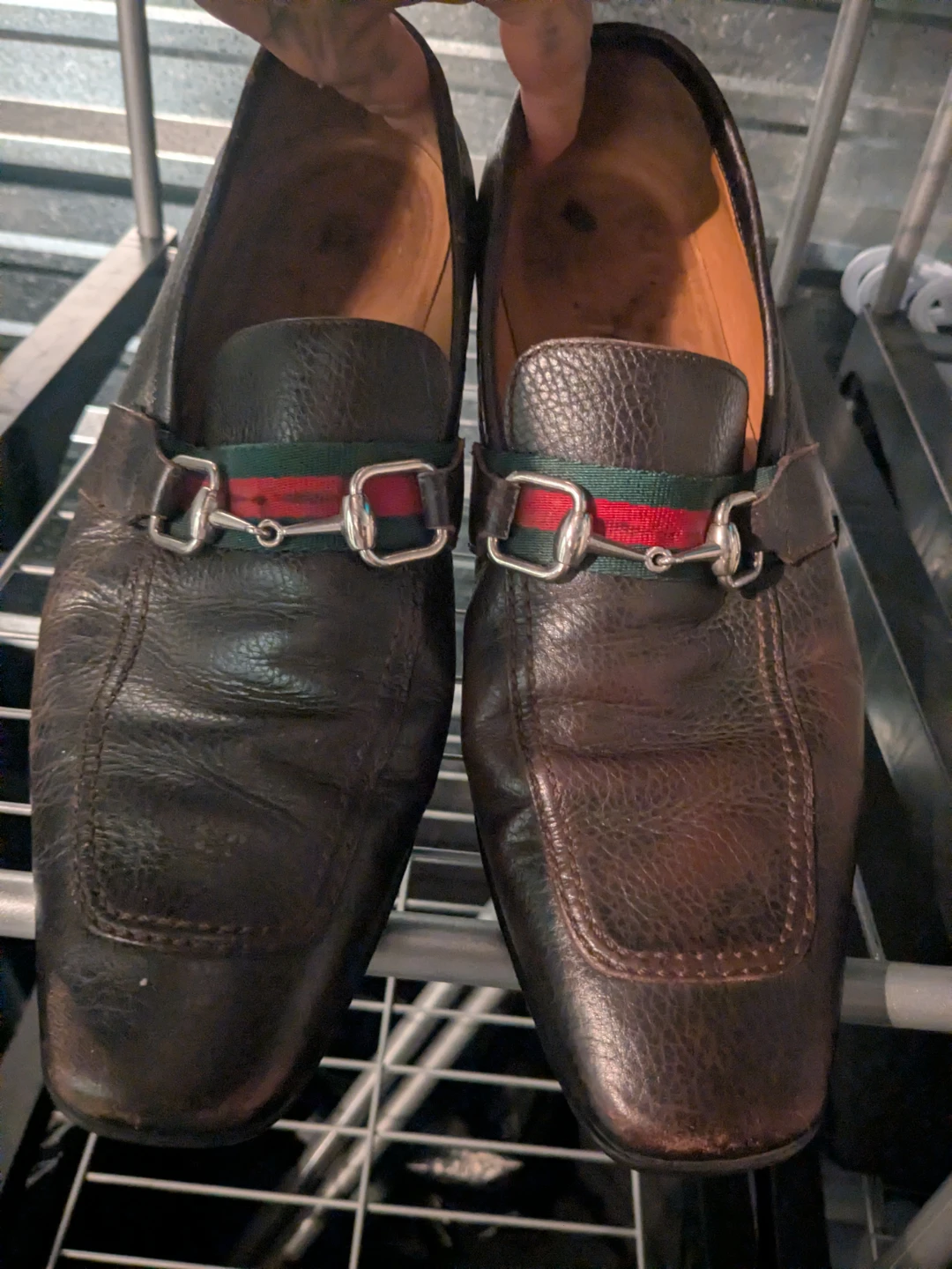 Gucci Brown Leather Loafers