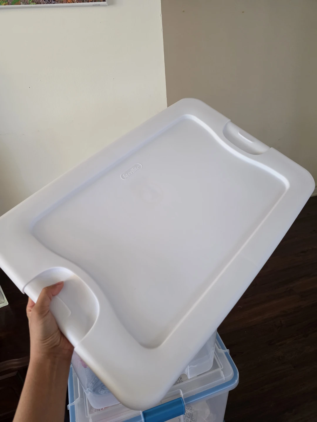 Sterilite 60 L Clear Storage Tote Lid - LID ONLY - photo 2
