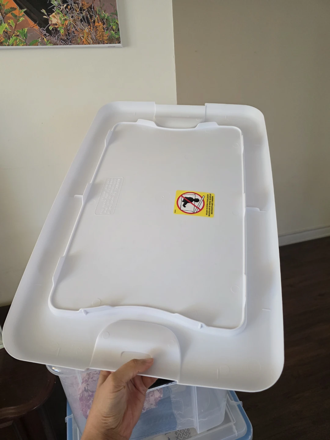 Sterilite 60 L Clear Storage Tote Lid - LID ONLY - photo 3