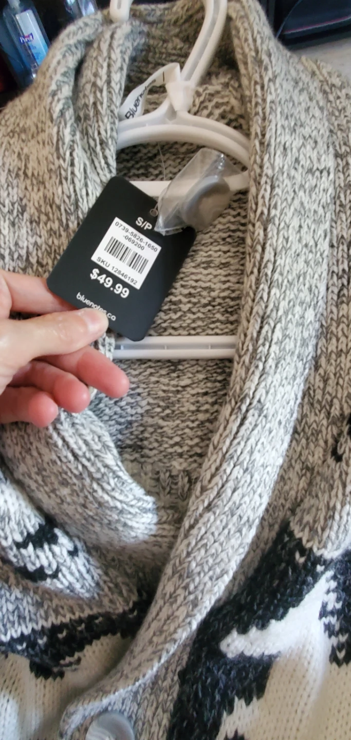 Blue Note Cardigan Sweater S/P - photo 3