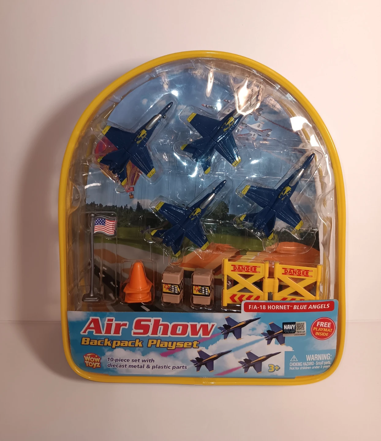 Wow Toyz Blue Angel Back Pack Playset