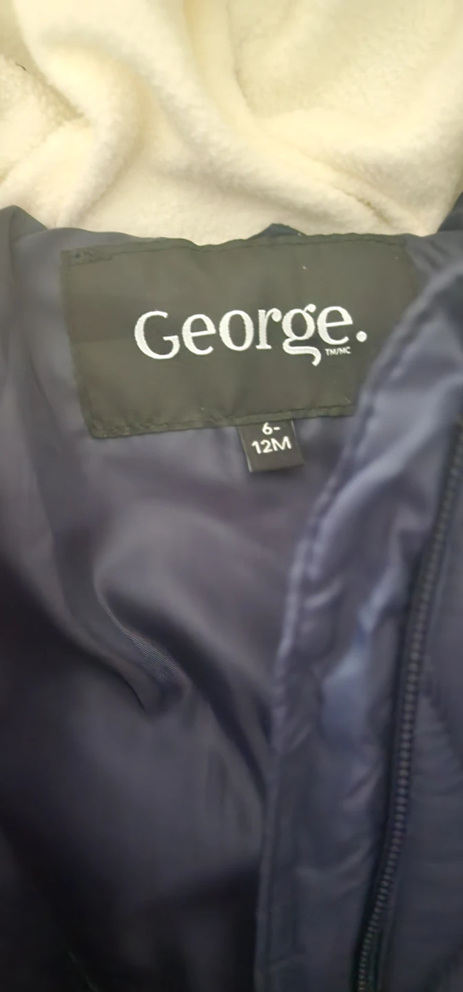 George. Baby Snowsuit - Navy Blue - photo 2