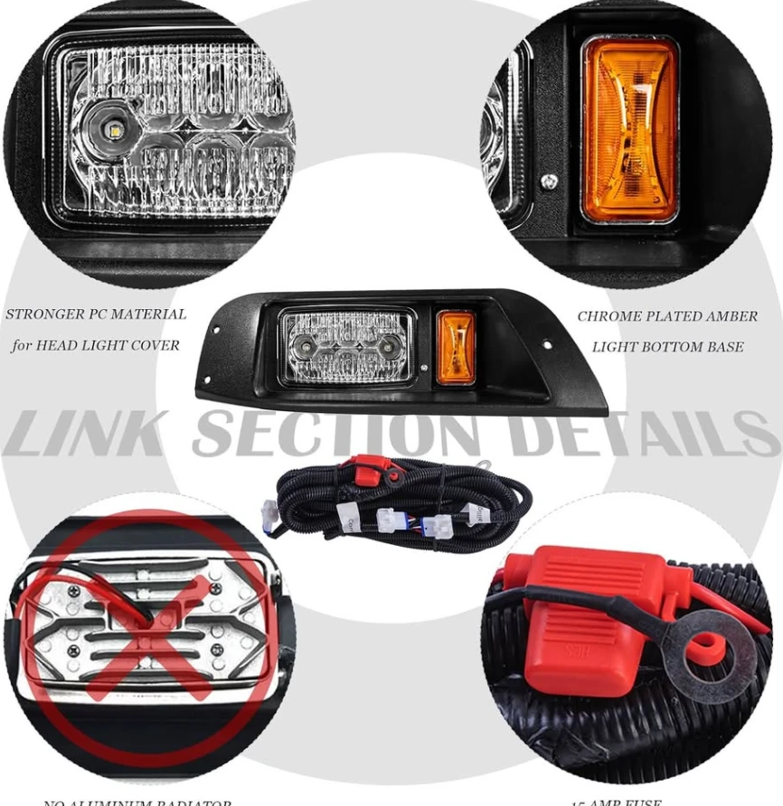 EZGO TXT Golf Cart LED Light Kit 1996-2013 - photo 4