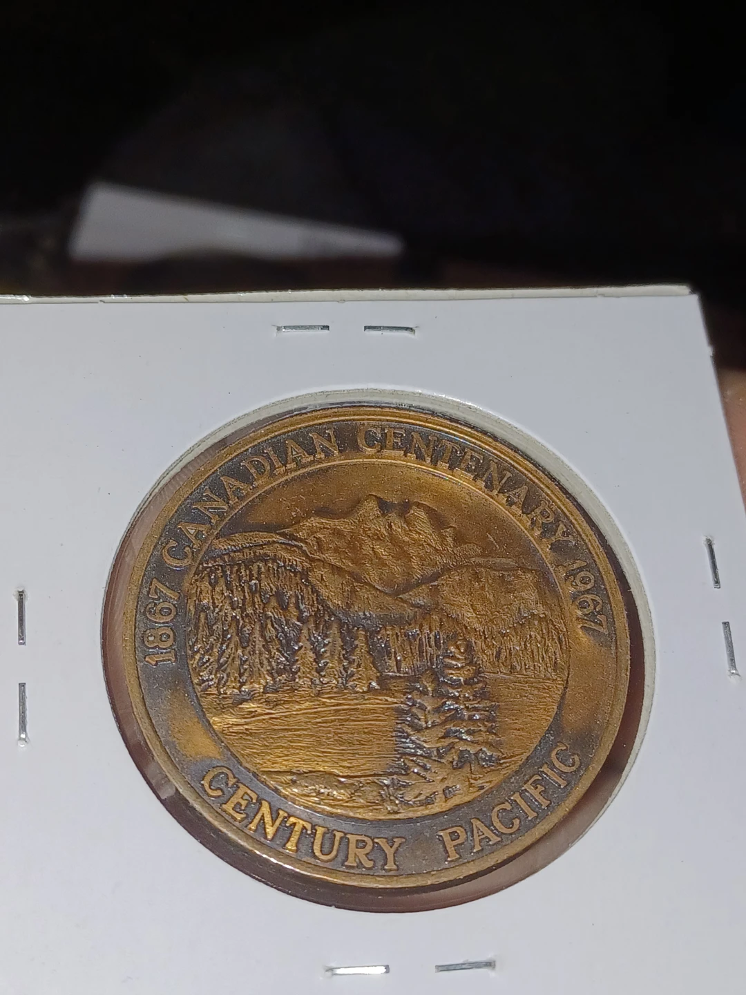 1967 Canadian Centenary Century Pacific Token - photo 2