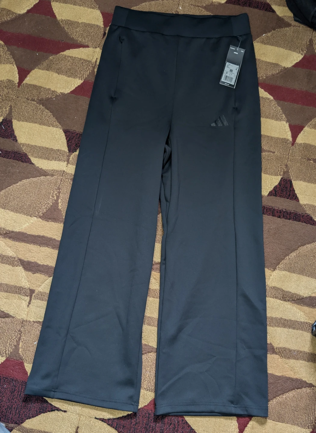 Adidas Wide Leg Pants Black Size SM