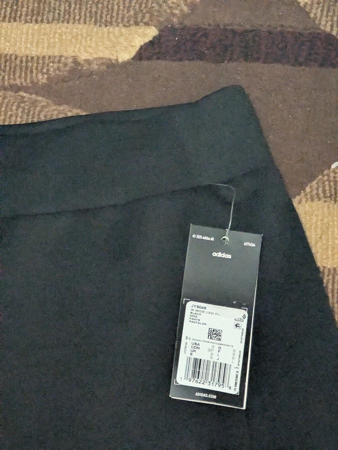 Adidas Wide Leg Pants Black Size SM - photo 2