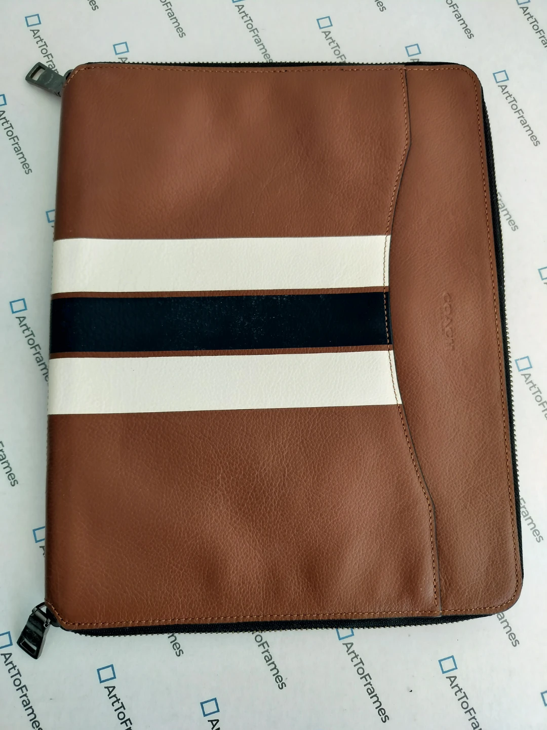 Coach iPad leather case