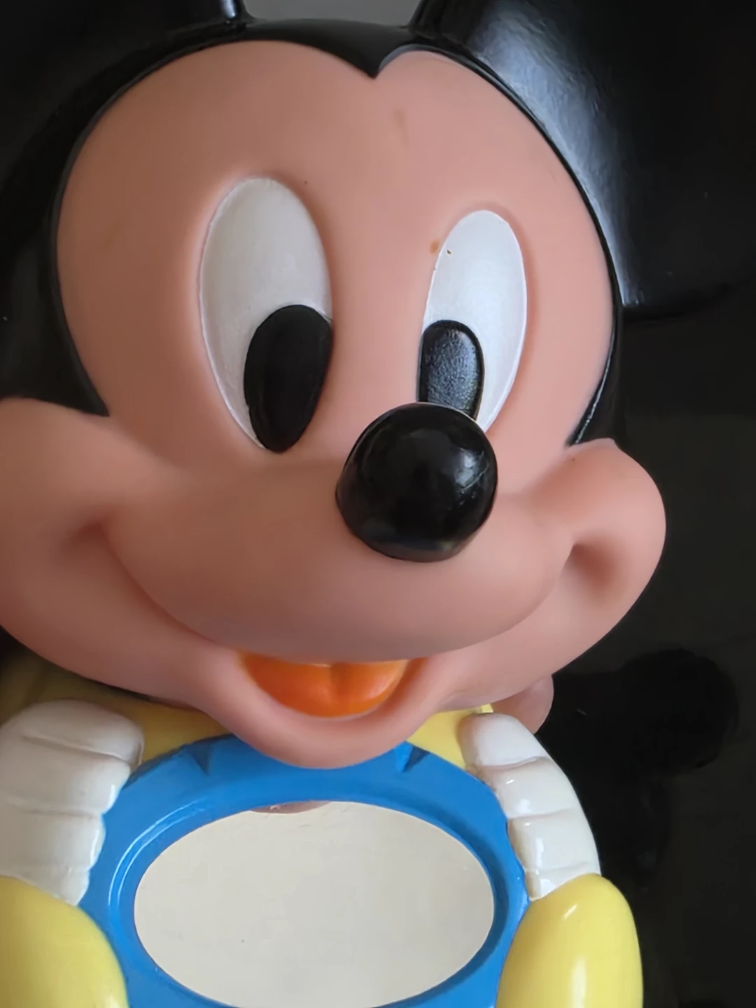 Vintage 1984 Mickey Mouse roly poly Plastic Toy - photo 3