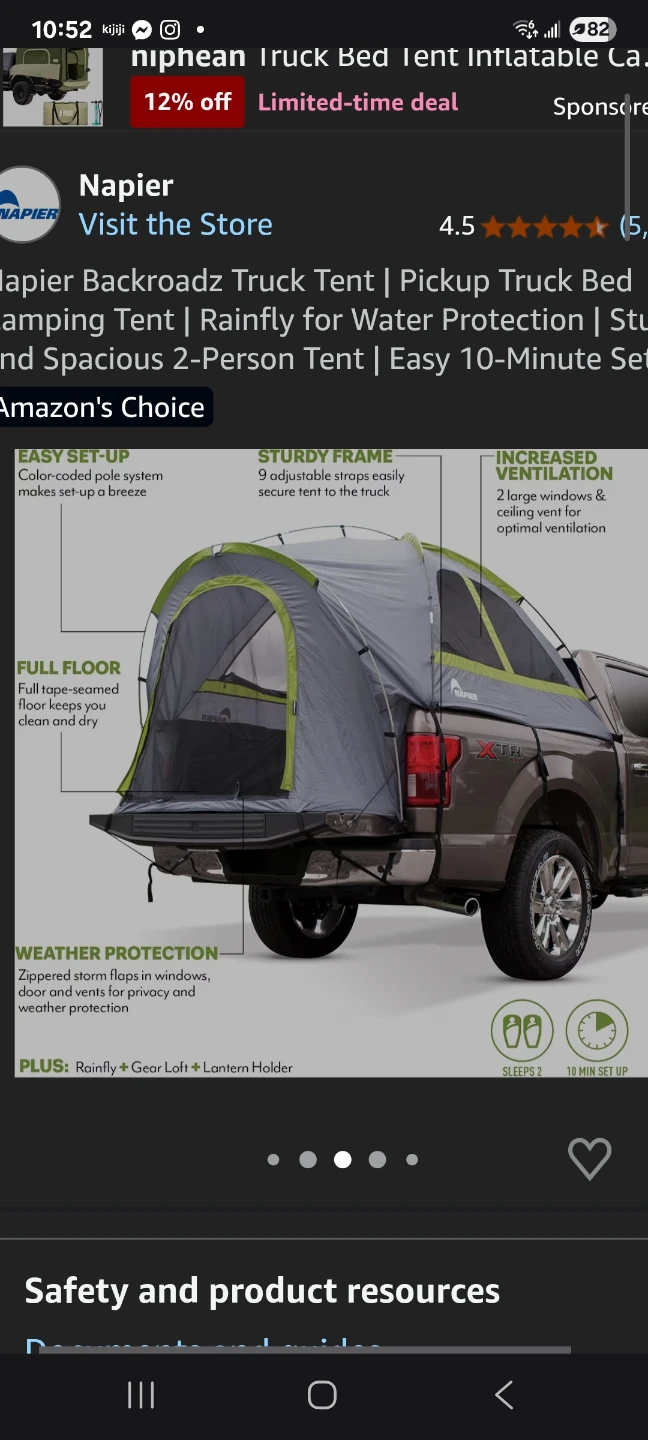 Napier Backroadz Truck Tent like new - photo 2