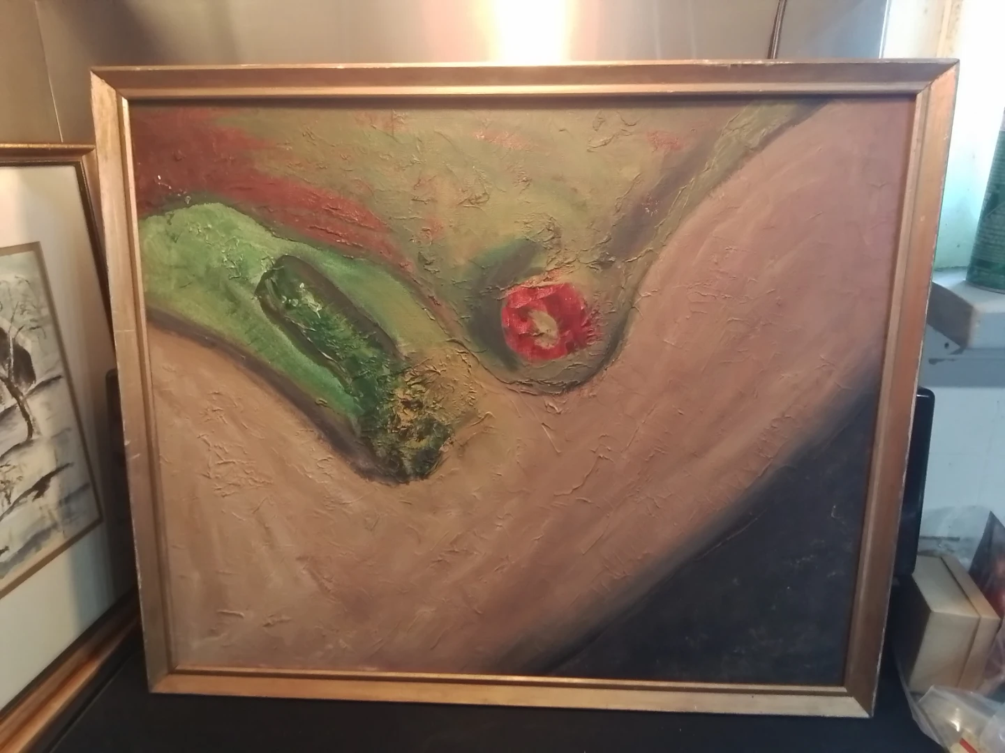 Abstract Expressionist Mixed-Media Collage & Impasto Painting - photo 3