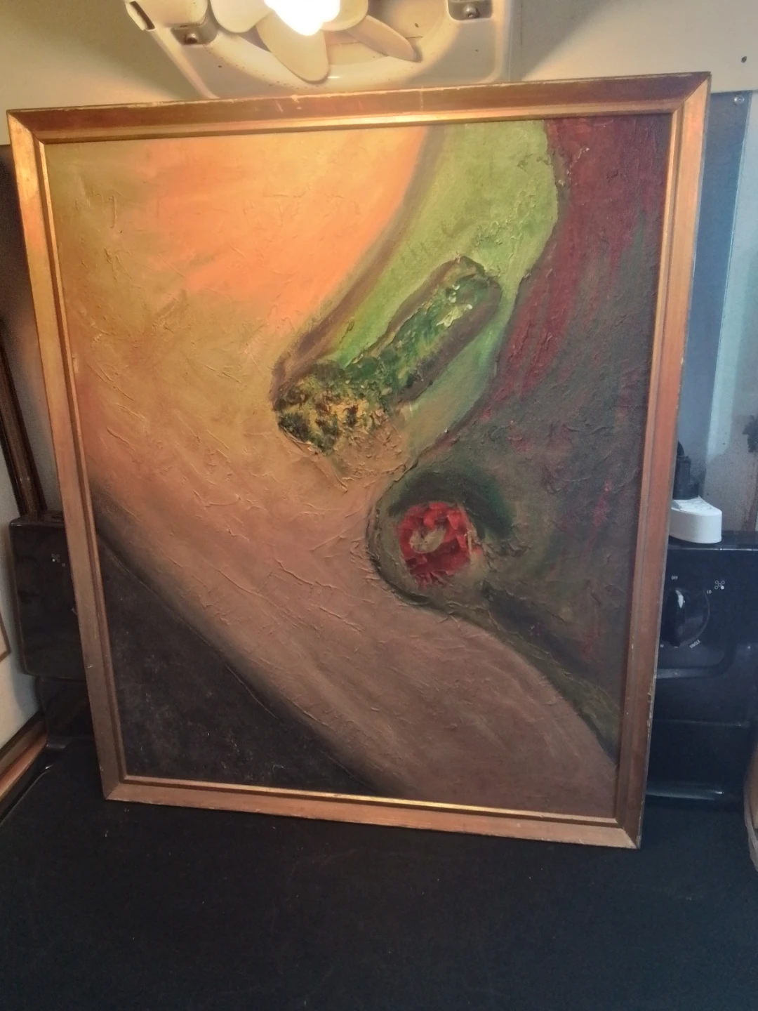 Abstract Expressionist Mixed-Media Collage & Impasto Painting - photo 4