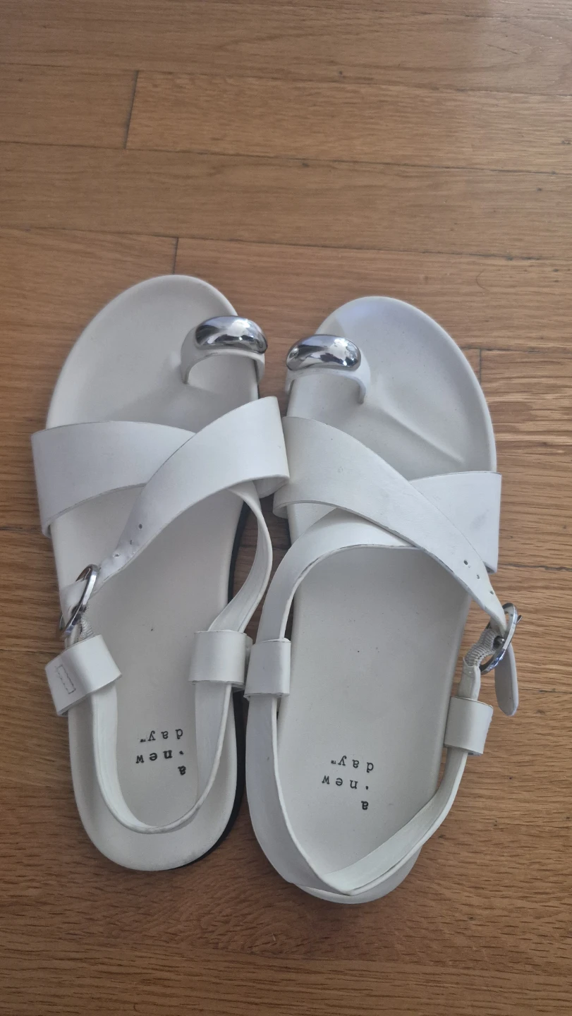 White A New Day Platform Sandals
