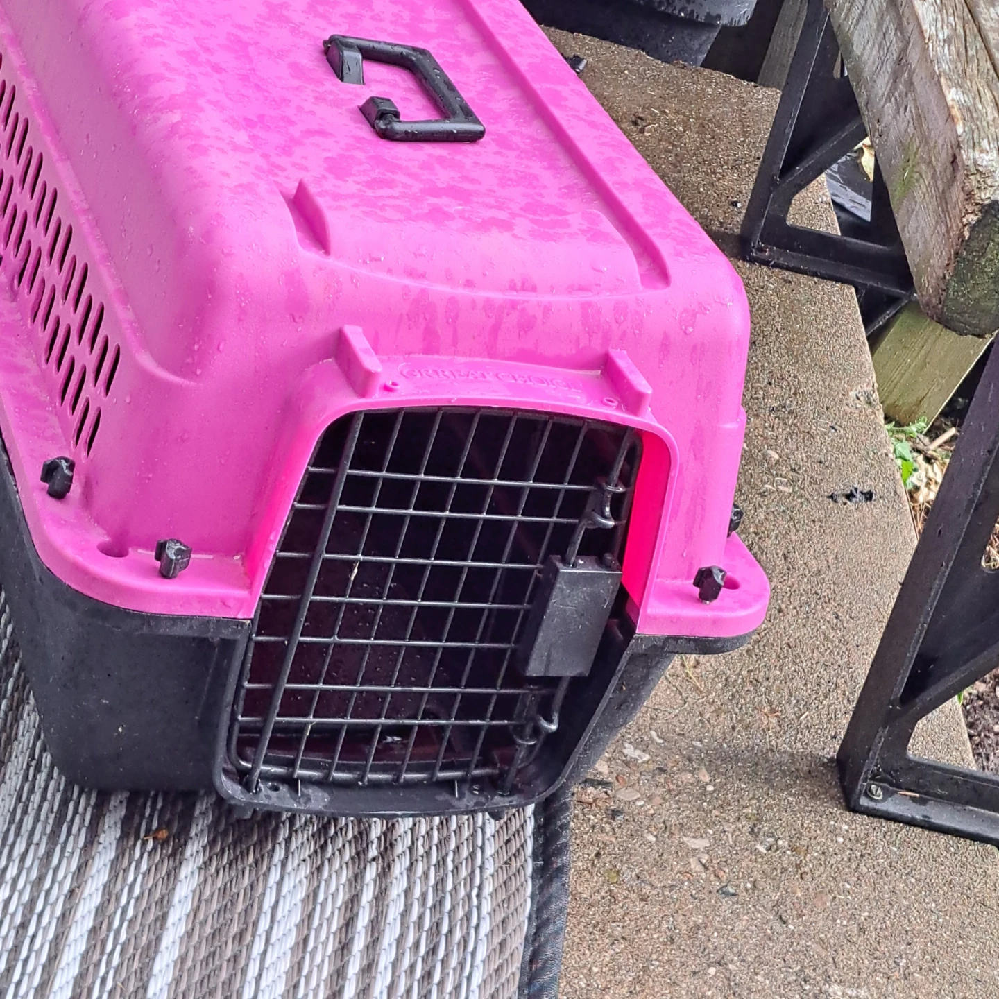 Pink and Black Pet Carrier - photo 3