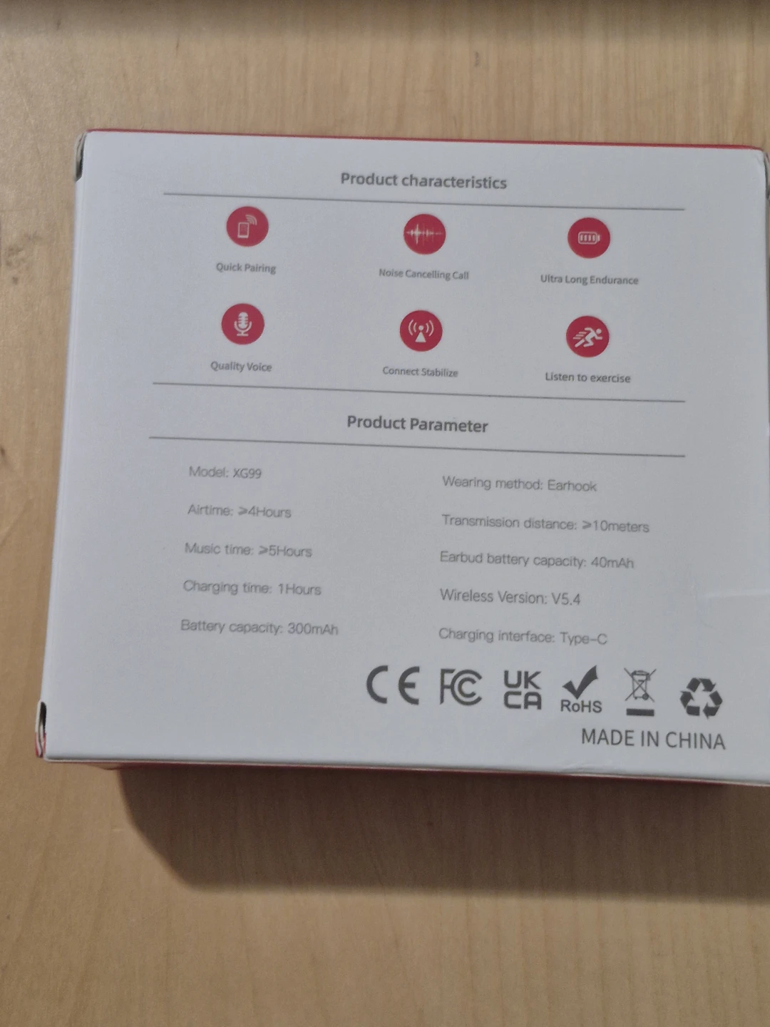 BNIB)AI Language Translator Airbuds Black - photo 3