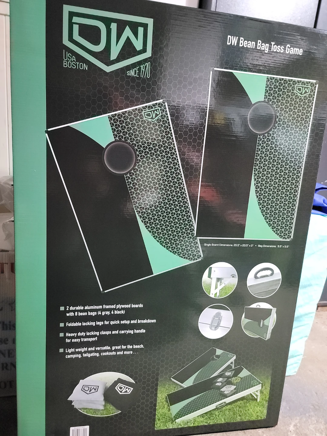 🌞 SUMMER FUN! Premium DW Cornhole / Bean Bag Toss Game – New