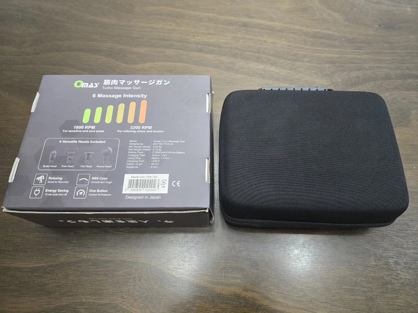 OMAS OM-J5A Massage Gun - Like New - photo 4