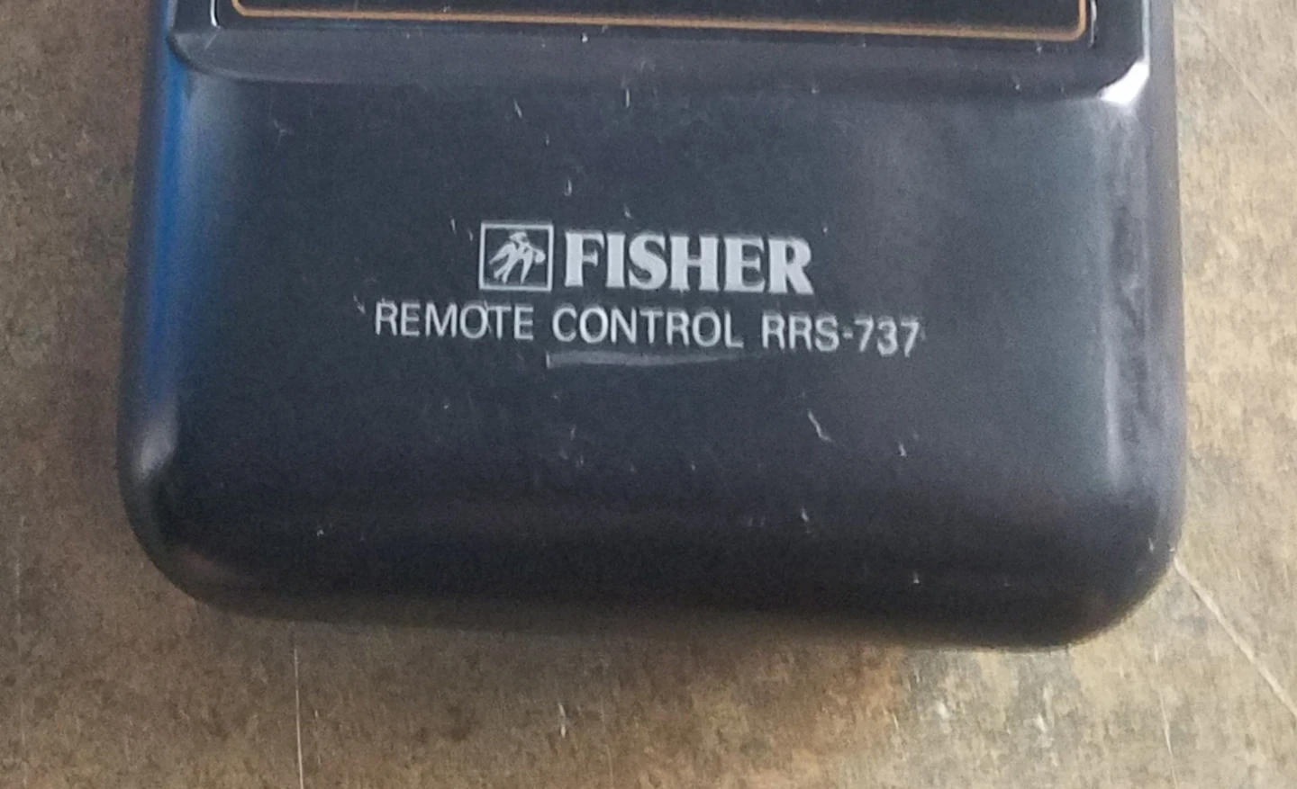 Vìntage Fisher RRS-737 Wireless Remote Control - photo 2