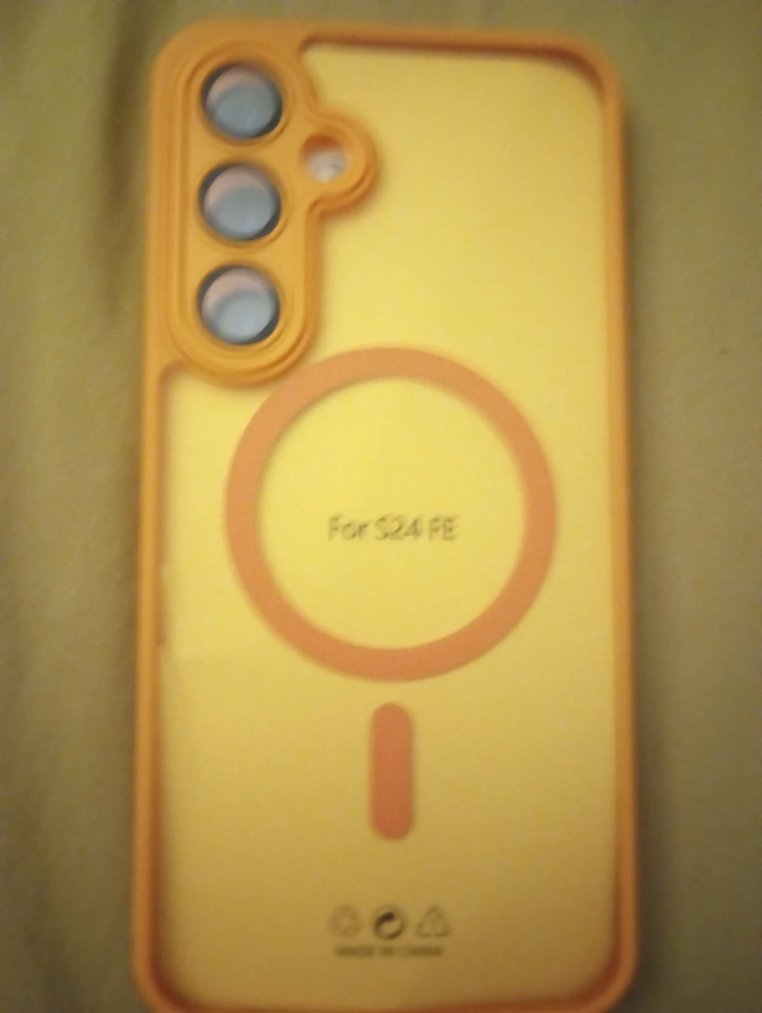 Yellow Case for Samsung S24 FE