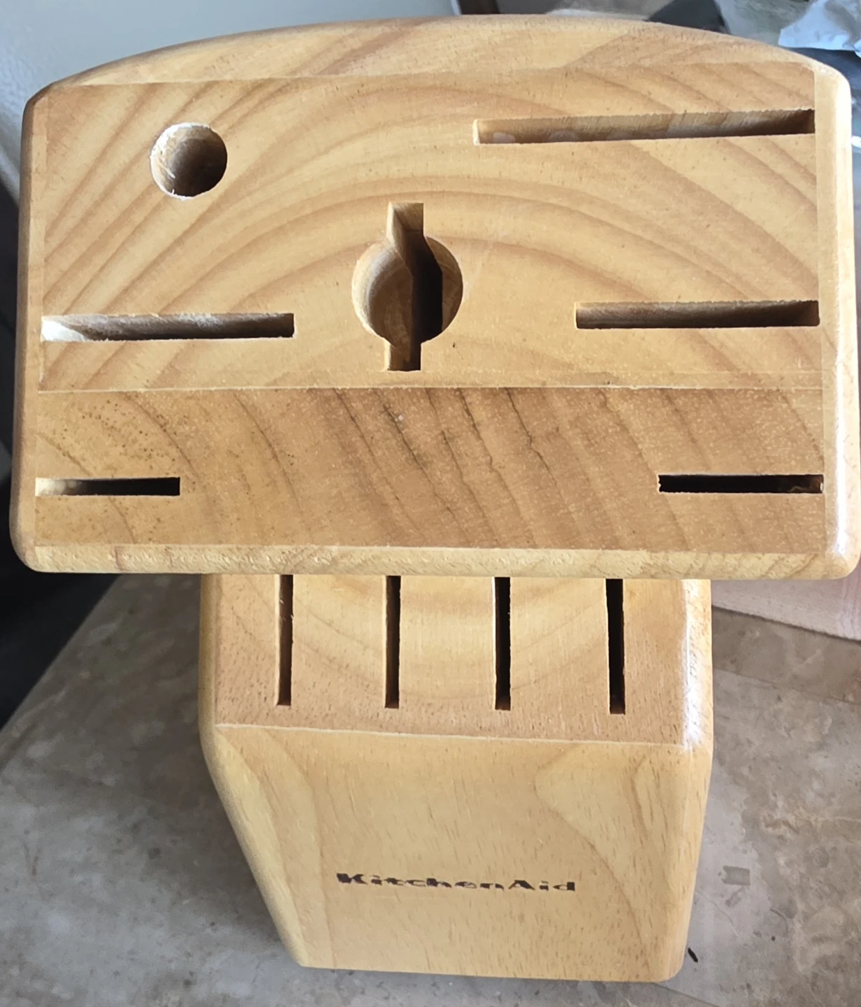 KitchenAid Wooden Knife Block