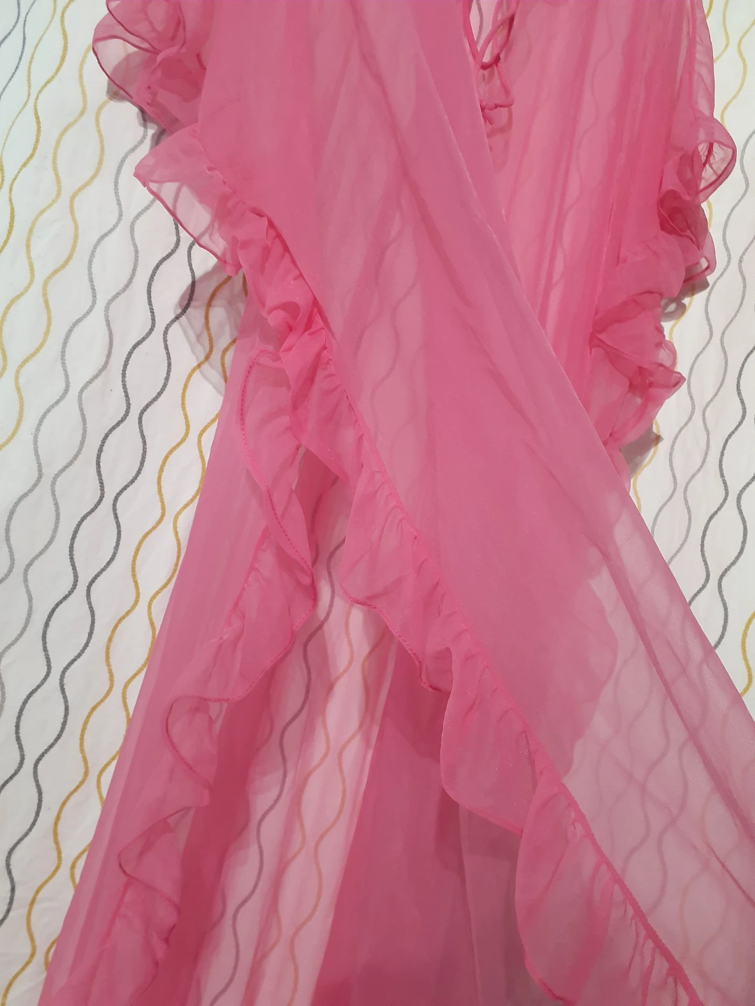 Pink Sheer Ruffled Nightgown - photo 4