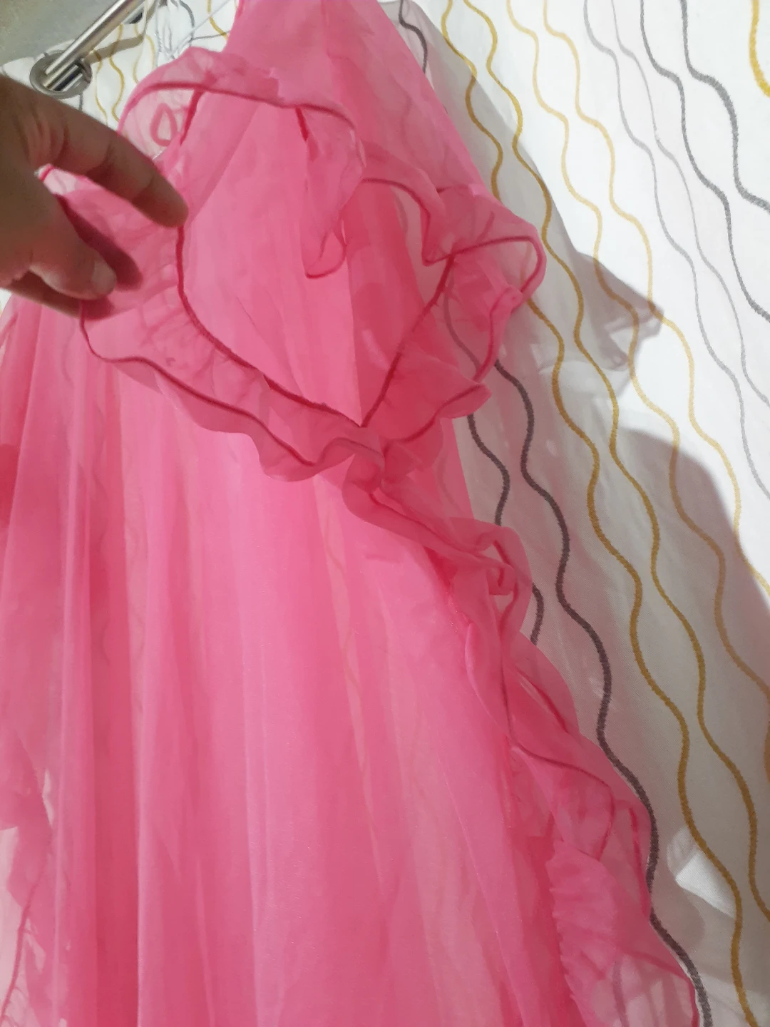 Pink Sheer Ruffled Nightgown - photo 5