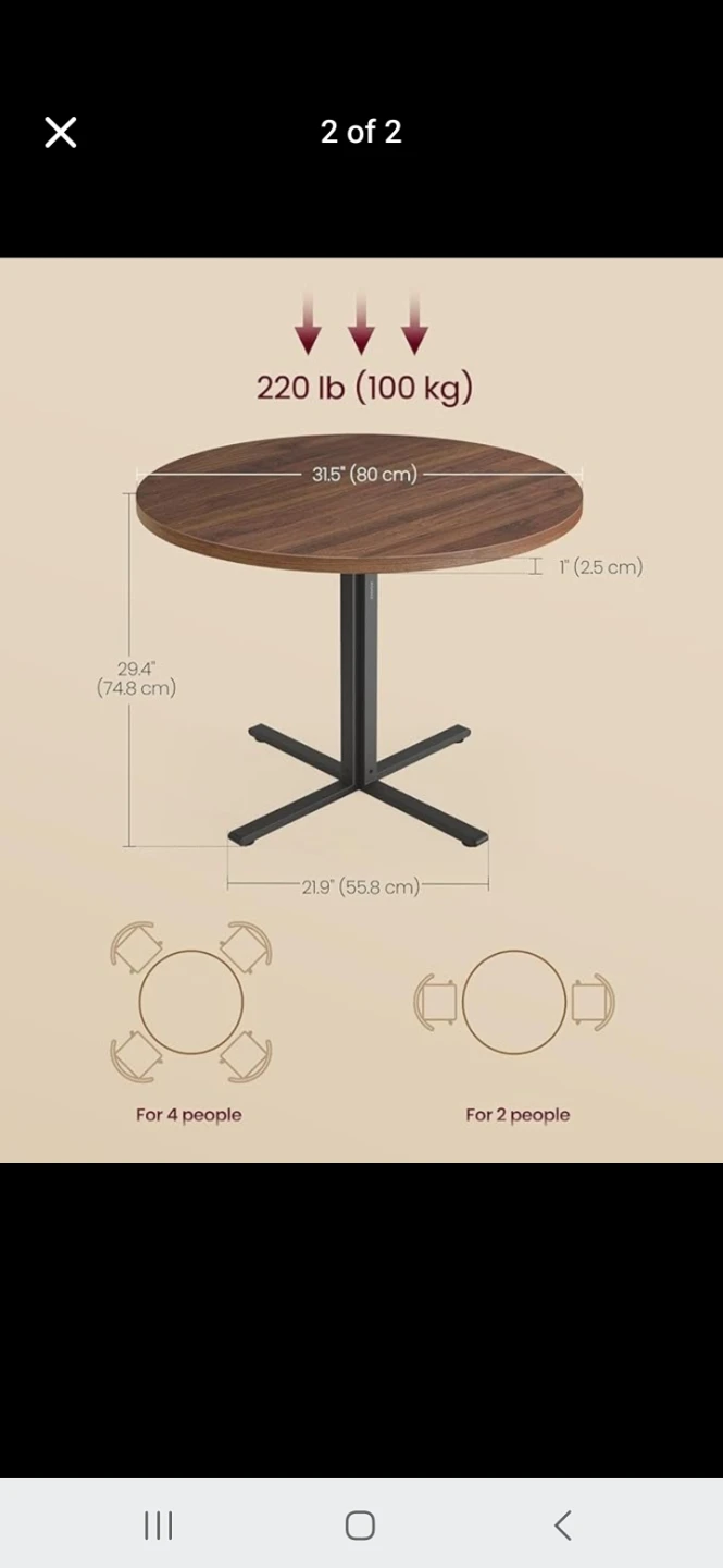 Dinning table .like new - photo 2