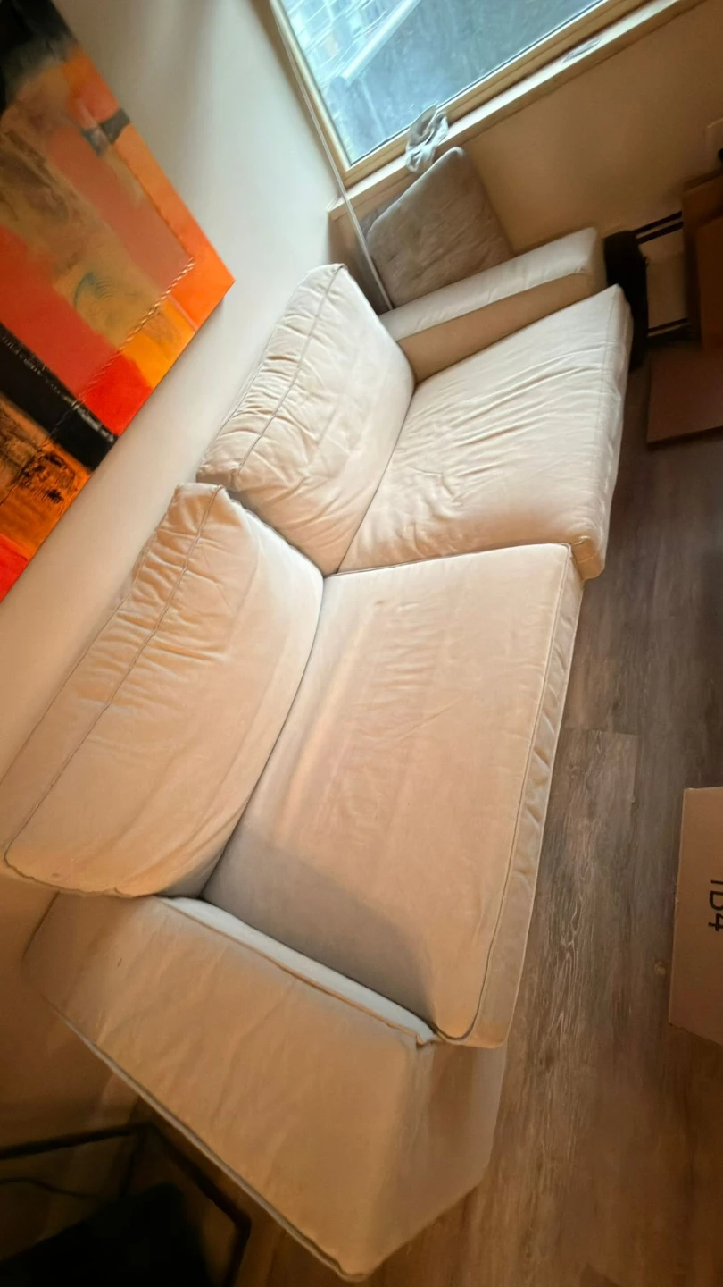 Ikea Light Beige Sectional Sofa - photo 4