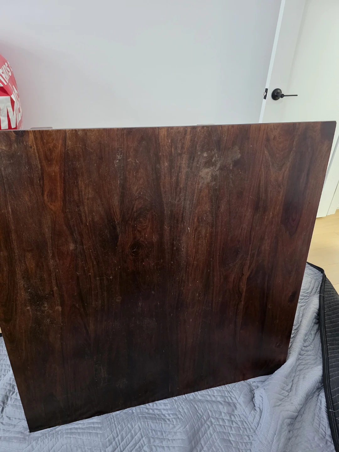 Dark Wood Side Table - photo 4