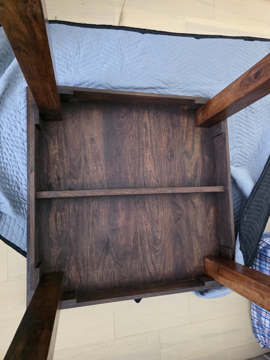 Dark Wood Side Table - photo 5