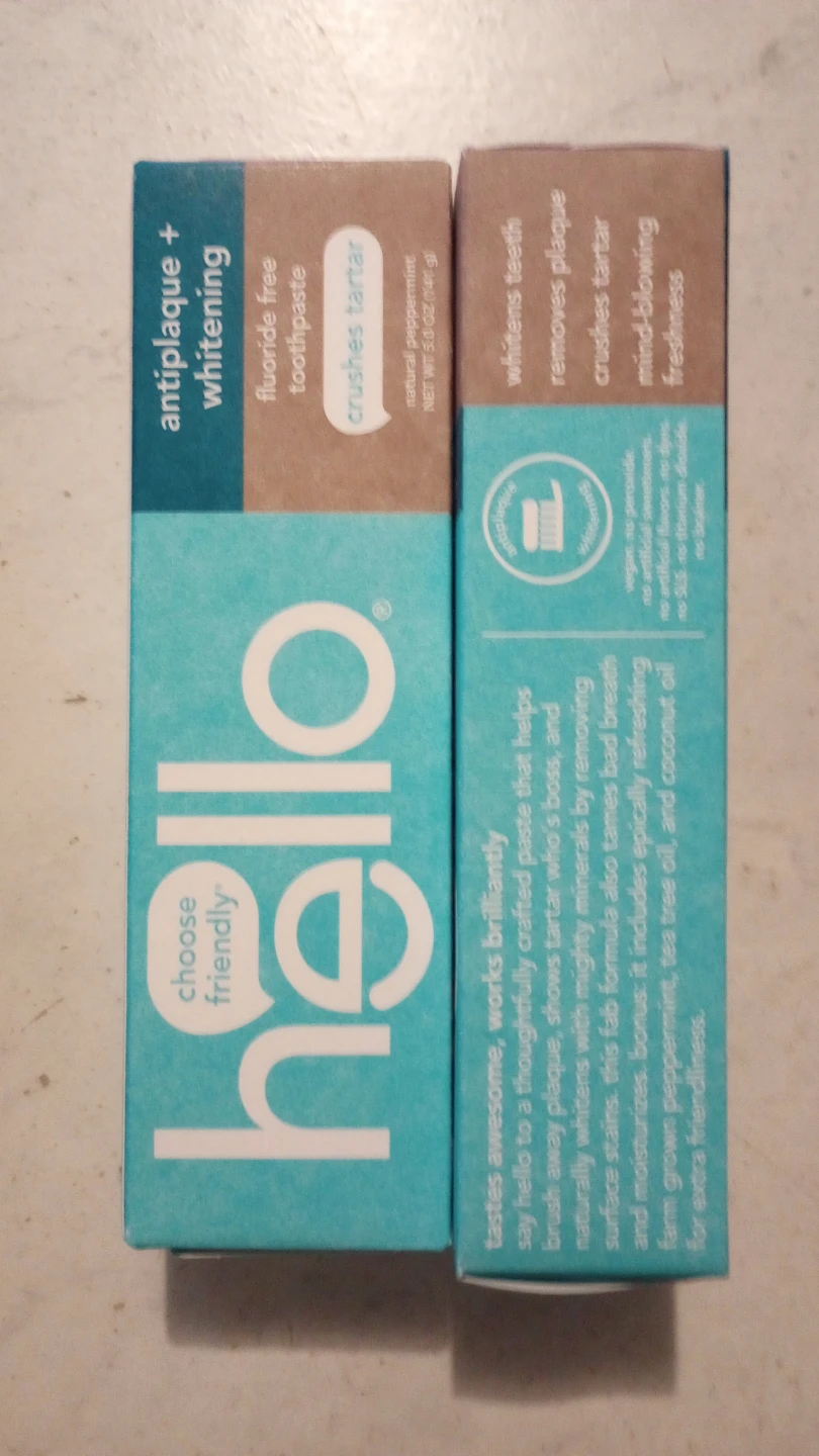 Hello Antiplaque + Whitening Toothpaste - 3 for $12 - photo 2