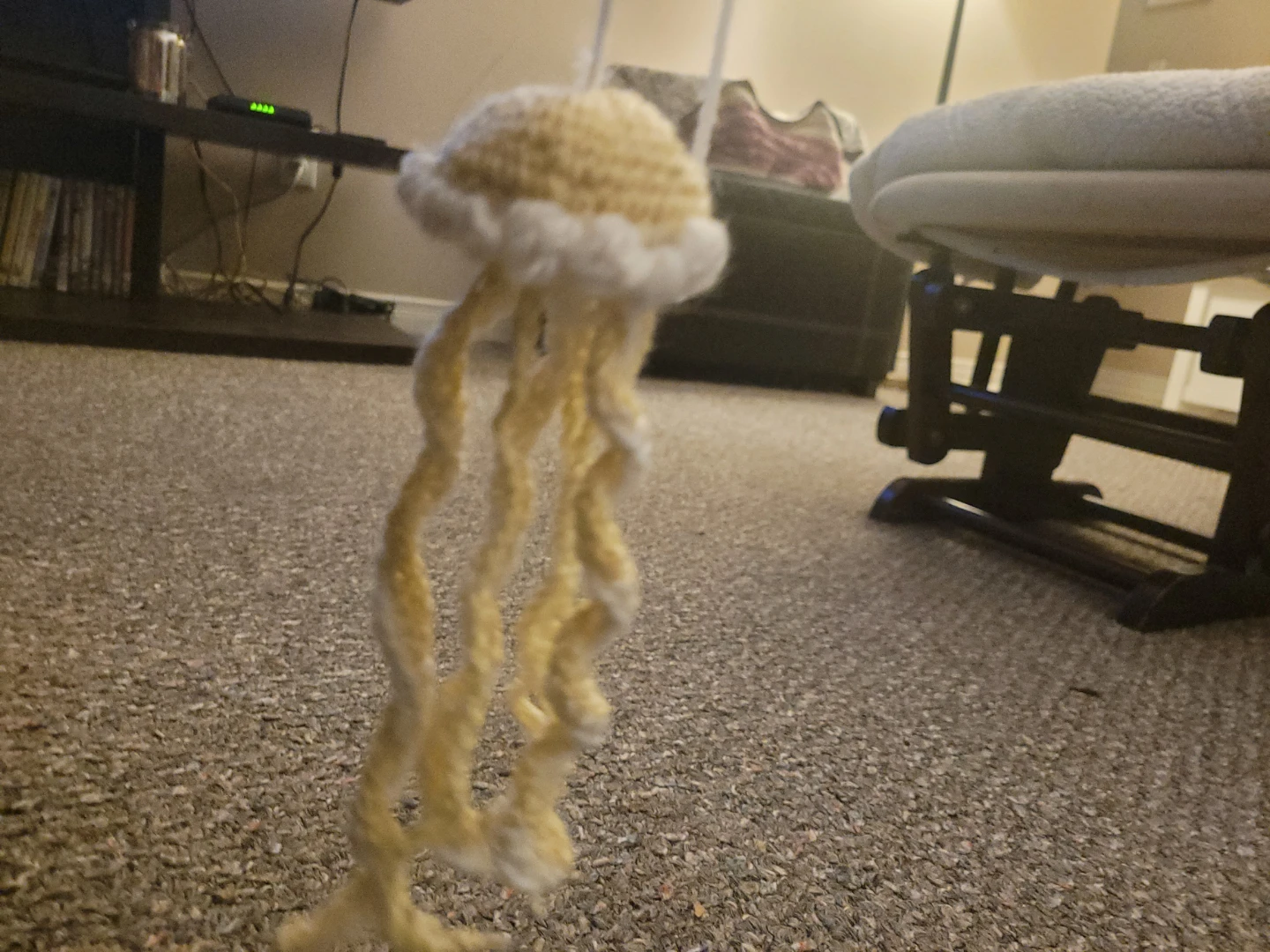 Handmade Crochet Jellyfish Ornament