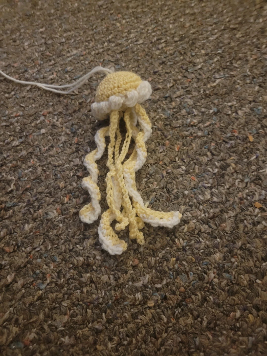 Handmade Crochet Jellyfish Ornament - photo 3