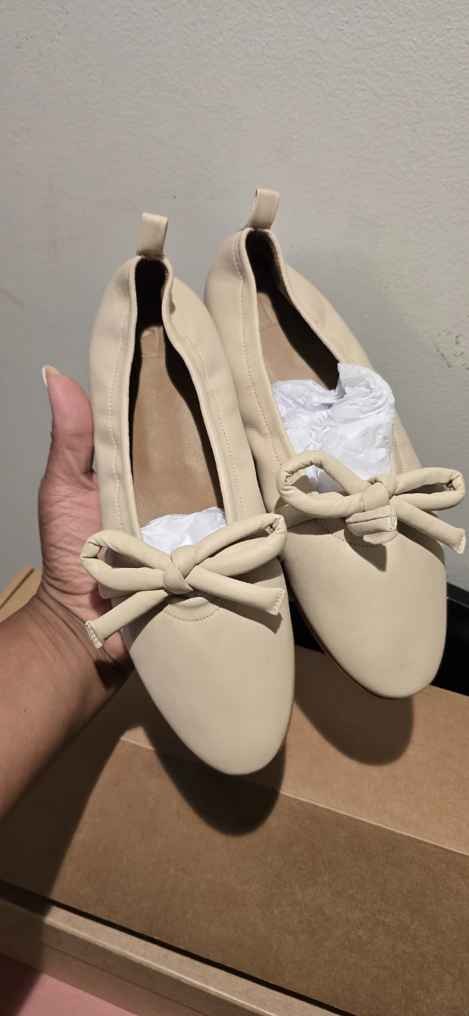 Flattered Ballet Flats - Beige