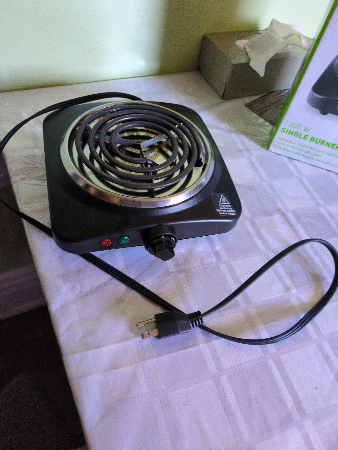 EVERYDAY ESSENTIALS 1000 W Single Burner Hotplate - photo 4