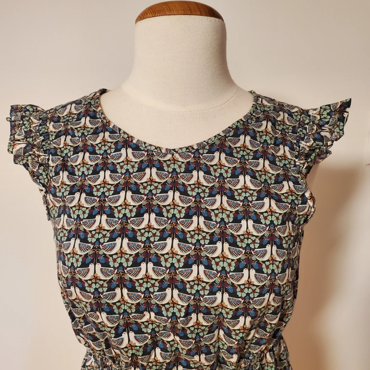Bird Print Dress