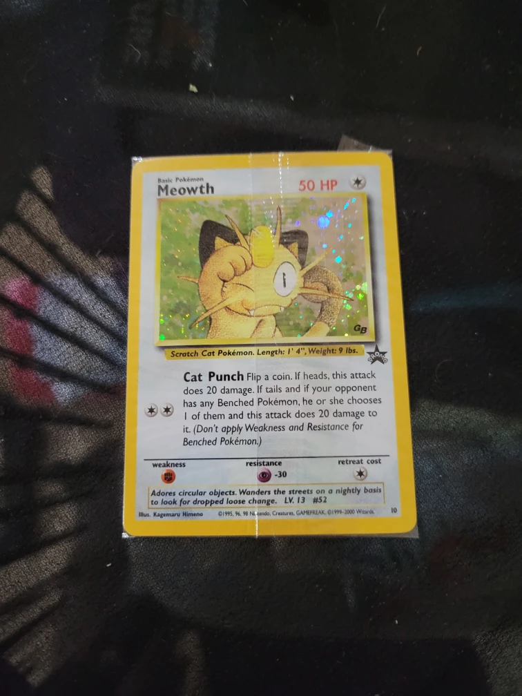Promo Meowth Card