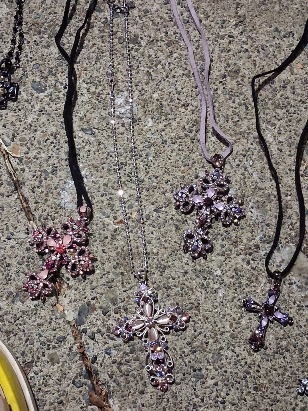 Assorted Rhinestone Pendant Necklaces - photo 4