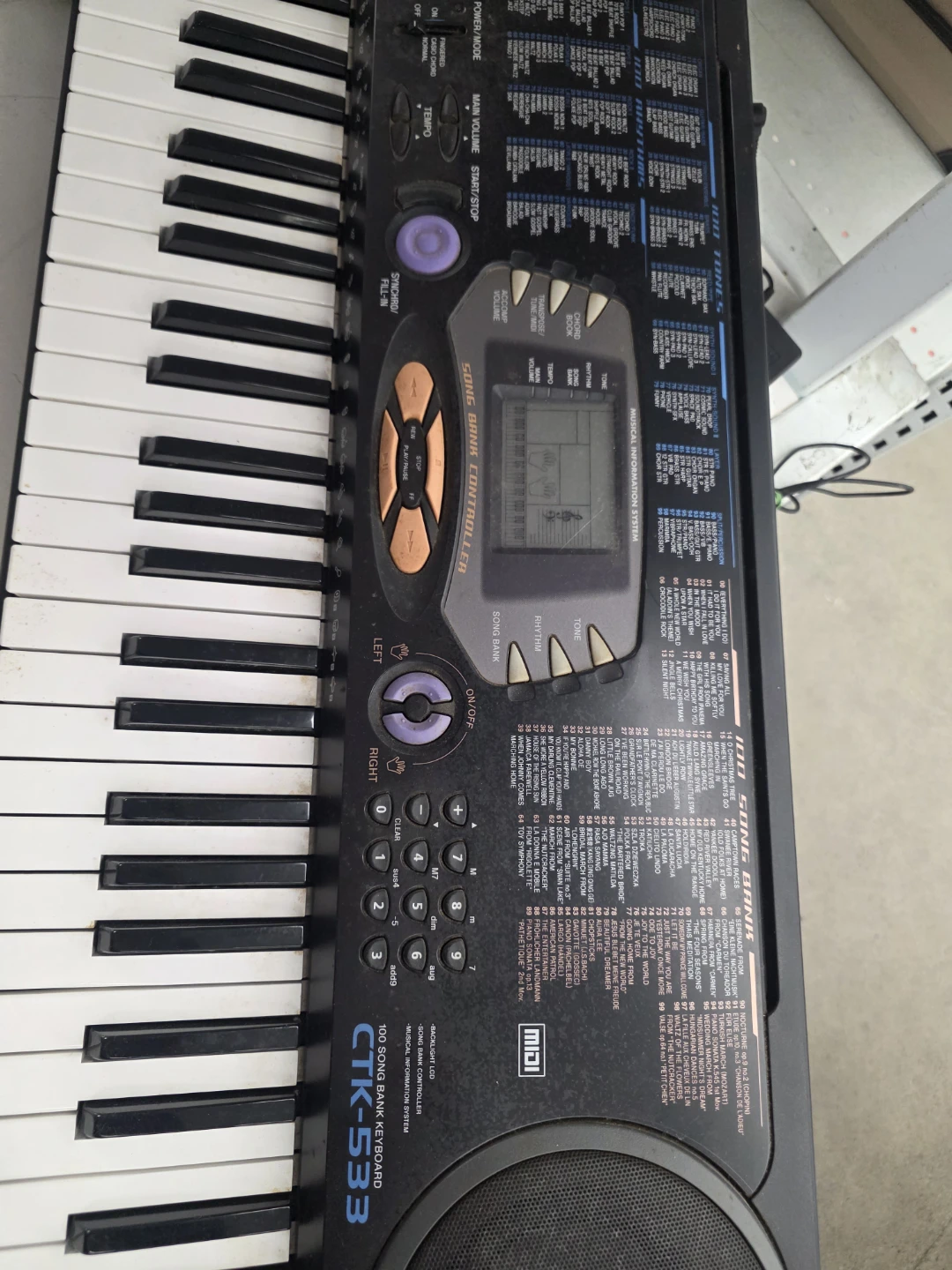 Casio CTK-533 100 Song Bank Keyboard - photo 2