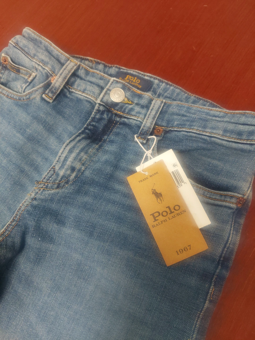 Polo Ralph Lauren The Hampton Straight Jeans - Size 14 - photo 4
