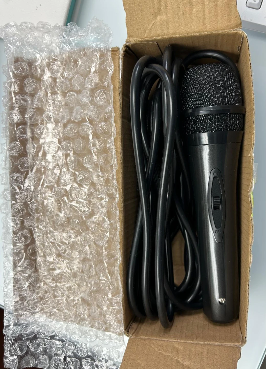 Black Wired Microphone
