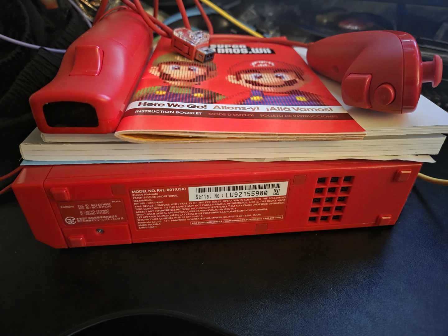 Nintendo Wii Red Console - photo 2