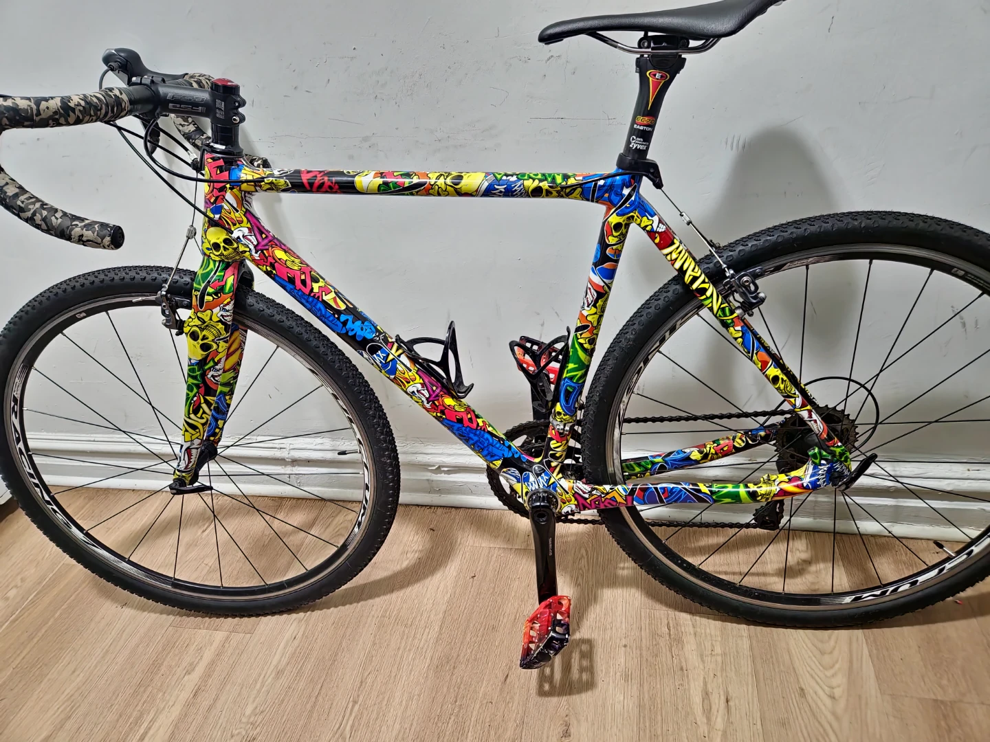 Custom "Sticker Bomb" Gravel Bike - photo 2
