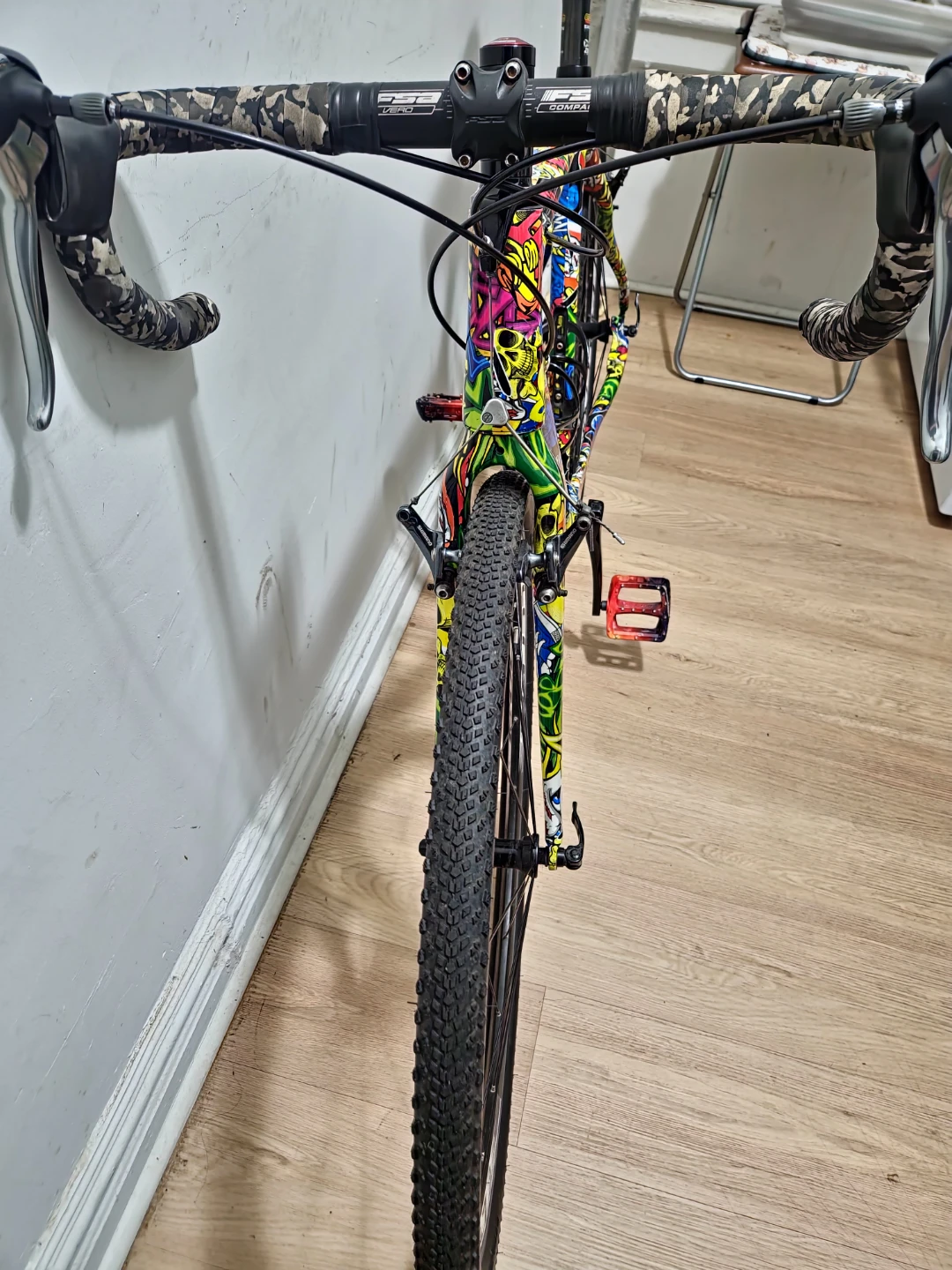 Custom "Sticker Bomb" Gravel Bike - photo 3