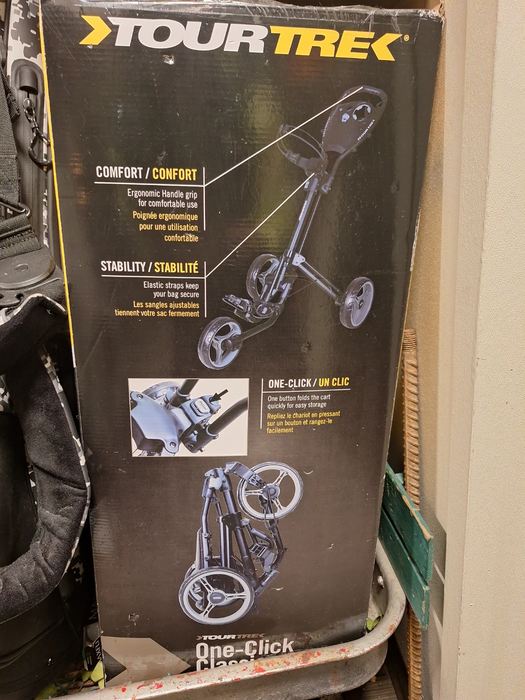 TourTrek One-Click Classic Golf Push Cart